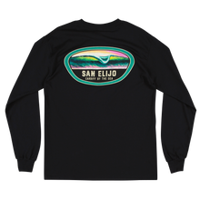 Load image into Gallery viewer, CSC San Elijo Wave L/S Black Tee