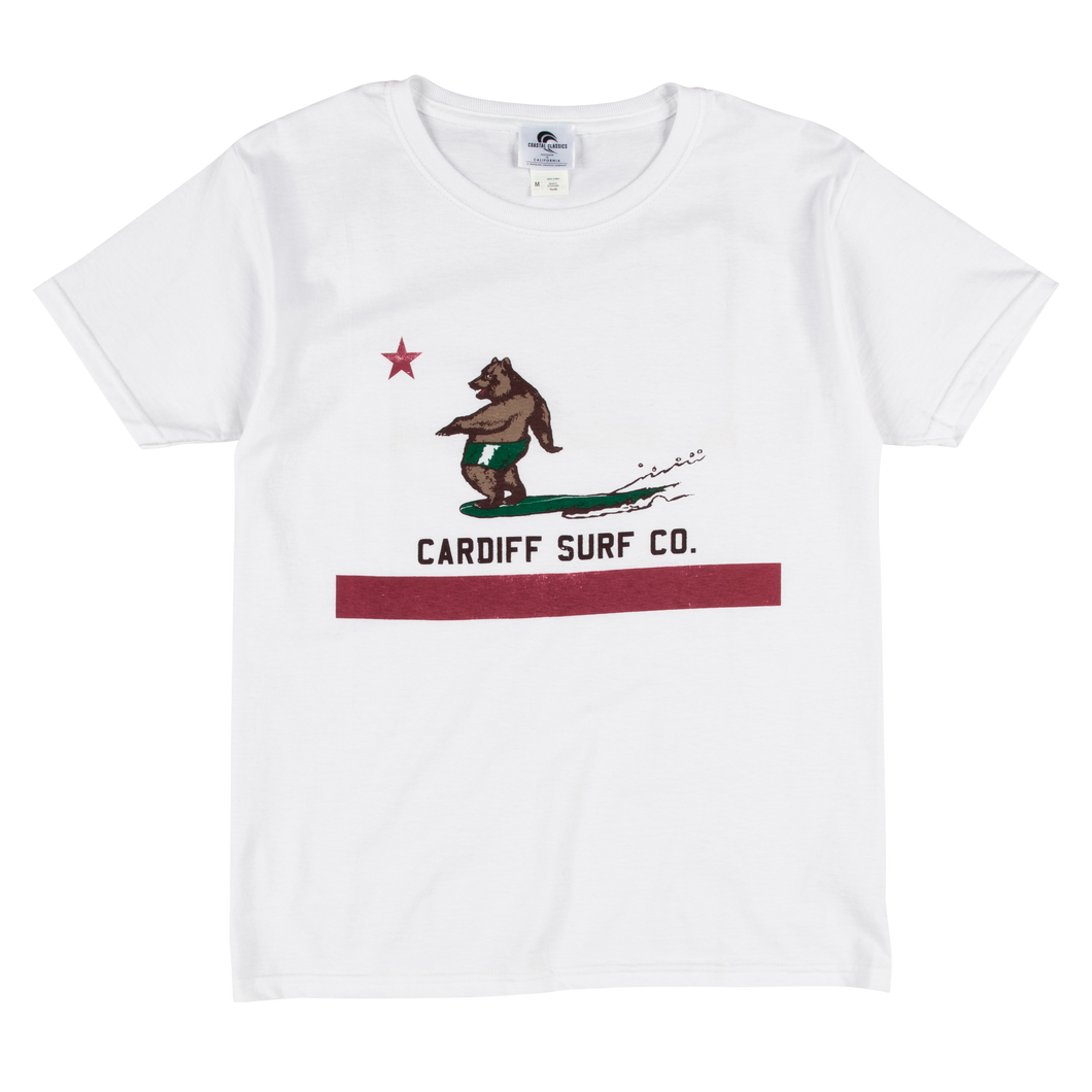CSC Surf Republic Youth White Tee