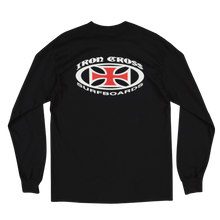 Load image into Gallery viewer, Iron Cross Surfboards L/S Black

