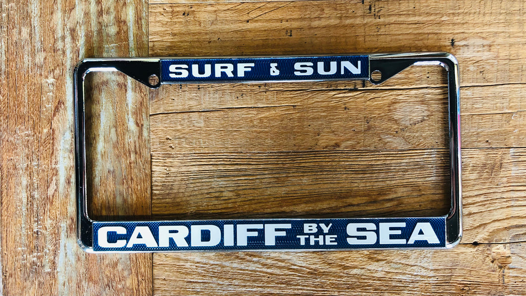 Cardiff by the Sea License Plate Frame